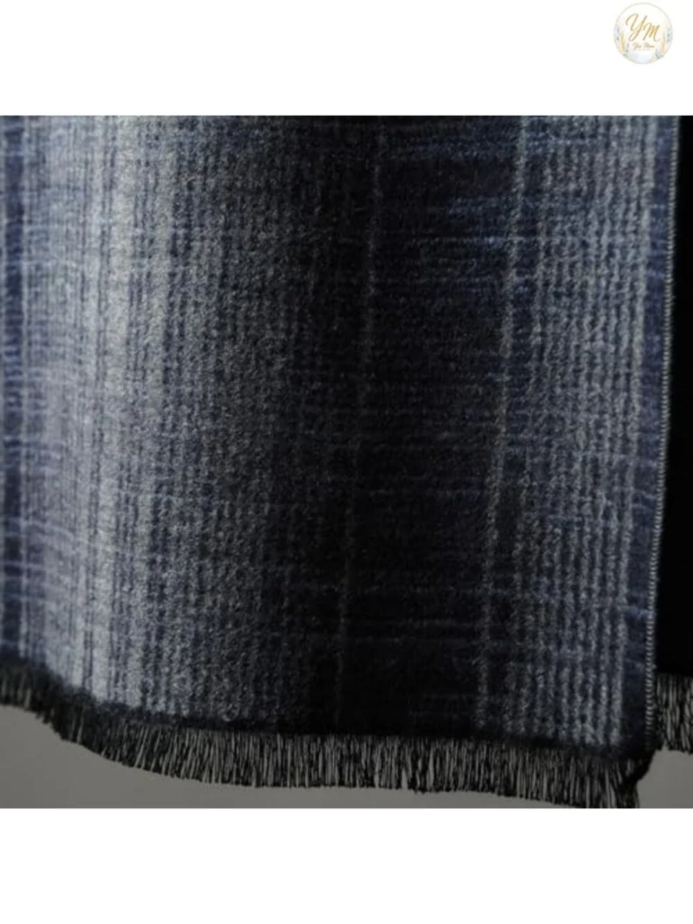 Luxurious Pure Silk Scarf for Winter, Soft Warm, 71x12 One Size